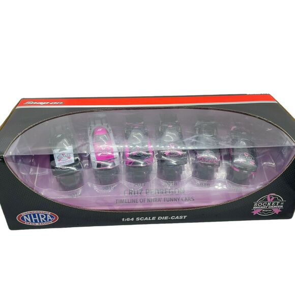 Auto World CP7703 Muticolor 1:64 Diecast Cruz Pedregon Timeline NHRA Toy Car - Picture 1 of 12